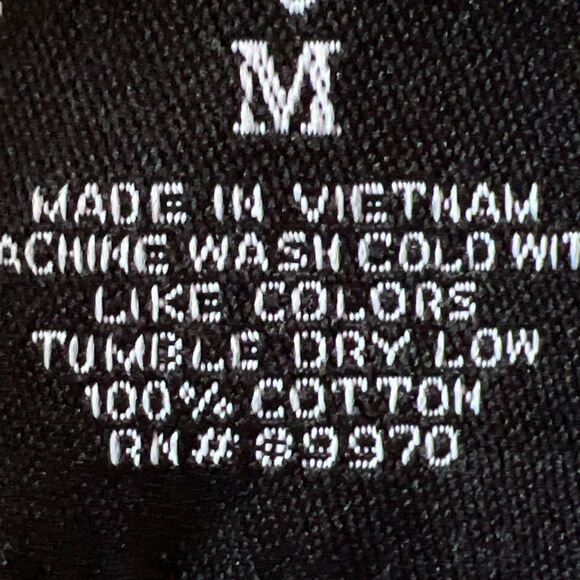 Eighty Eight Platinum Mens Shirt Medium Black White Checks Cotton NWOT Button - Picture 7 of 11